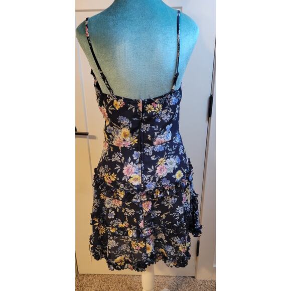 Trixxi Dress Womens Medium Mini Ruffled Whimscial Romantic Fairycore Fun Dress - Picture 2 of 9